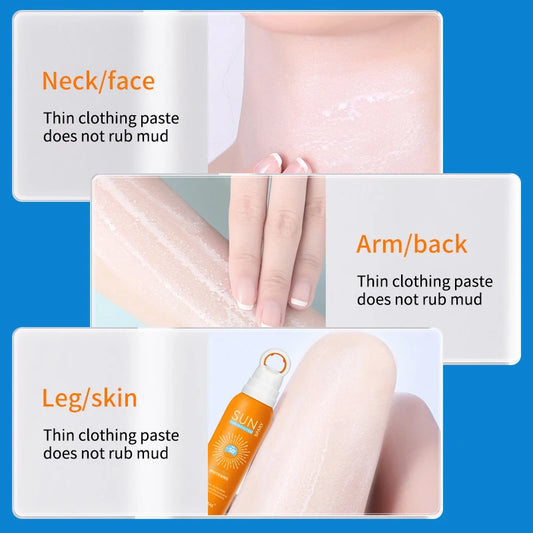 Oâcheal 150ml Sunscreen Spray Anti-aging Anti Wrinkle Moisturizing Whitening Sunscreen Spray Facial Body Neck Skin Care Cream
