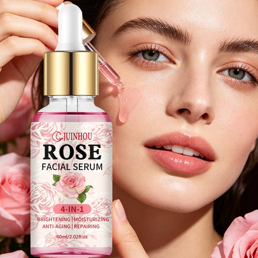 JUINHOU 4in1 Natural Rose Niacinamide Face Serum Boost Radiance Makes Skin Supple and Moisturized Daily Skin For All Skin Types