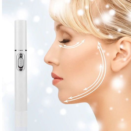 1pc Blue Light Black Eye Circles Facial Care Tool Facial Beauty Device Eye Massager Lightening Texture Maintaining Eye Bags