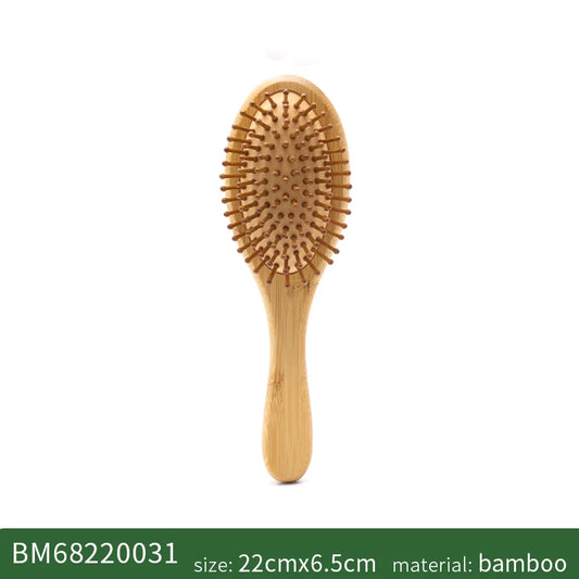 Bamboo Hair Brush Women Styling Hair Comb Hairbrush Wide Teeth Bamboo Combs for Hair Smooth Massage Scalp Brush Barber Comb