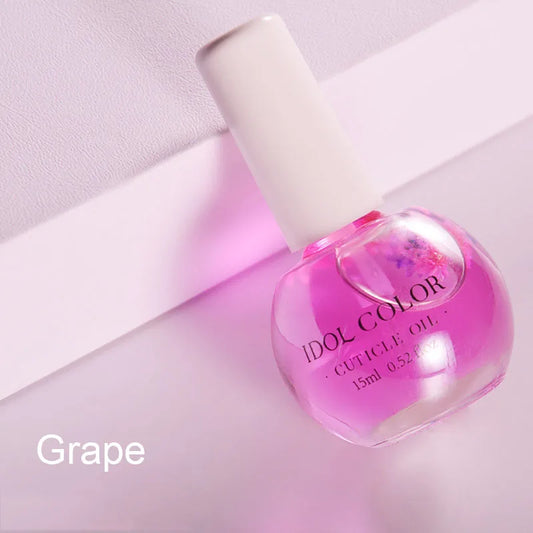 15ML Dried Flower Cuticle Nutrient Oil Nourish Repair Damaged Nails Nail Care Oil Treatment Moisturizes Strengthen Bright Nails