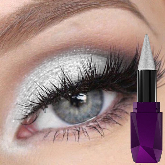 25 Color 1PC Pearl Eyeshadow Stick Waterproof Long Lasting Glitter & Matte Color Eye Shadow Makeup Face Highlight Cosmetics Gift