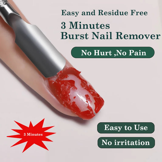 Magic Remover Nail Gel Polish Burst Remover UV Gel Fast Peel Off Remove Semi Permanent Varnish Polish Cancel Gel High-capacity
