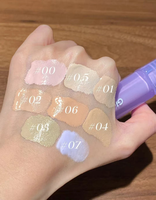 Girlscrush Liquid Concealer Moisturizing Brightening Conceal Pore Watery Velvet Longlasting Cover Red Streaks Face Oily Skin