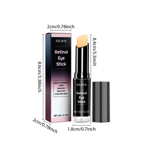 Retinol Eye Cream Stick Collagen Fade Fine Lines Wrinkle Lightening Dark Circles Firming Eye Bags Puffiness Moisturizing Eye Cre