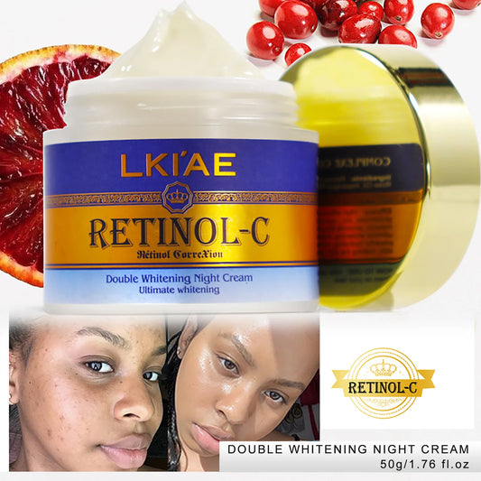 LKIAE Natural Snail and Retinol Day And Night Face Cream, Whitening, Reduce Fine Lines, Wrinkle, Brightening, Smooth Facial Skin