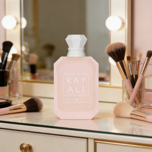 Kayali Yum Boujee Marshmallow 81 Eau De Parfum for Women Soft Pink Bottle Sweet Scent Women's Fragrance 100ml
