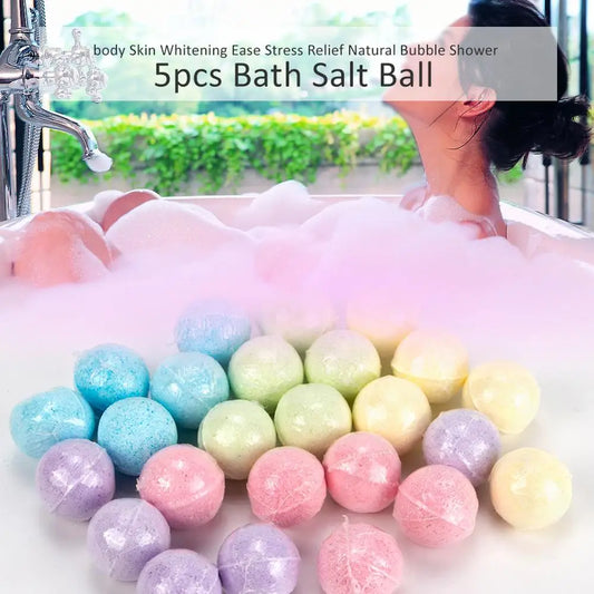 Bath Pack Gift Set Bath Salt Balls Essential Oil Bath s for Moisturizing Skin Fizzy Spa Bath Bubble Aromatic Odor