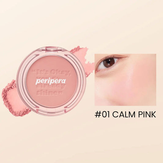 PERIPERA PURE BLUSHED SUNSHINE CHEEK,Natural Healthy Glow,Luxury Makeup,Soft-Focus Matte Finish,Korean Cosmetic,Korean Makeup