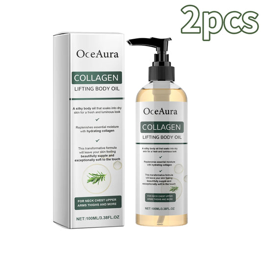 Collagen Firming Body Oil Deep Hydration Moisturizing Firming Arm Belly ïŒ Excess Fat Whole Body Skin Massage Essential Oil 100ml