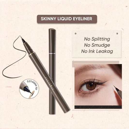 Judydoll Liquid Eyeliner, Ultra Fine Liquid Eyeliner Waterproof with Smooth Strong Fibres, Smudge-proof, Longwearing, Smooth