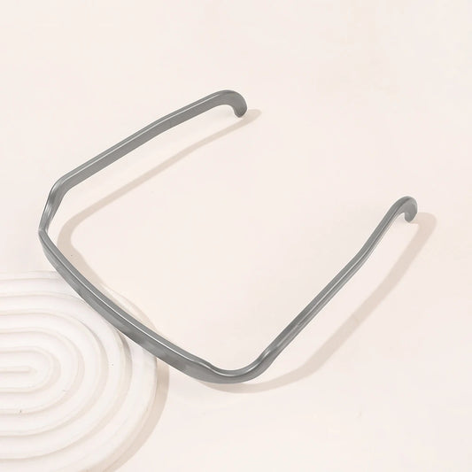 1/3pcs Women Square Glasses Headband Coloful Invisible Fixed Hair Clips Wave Curly Hair Ties Temples Headband Accessories