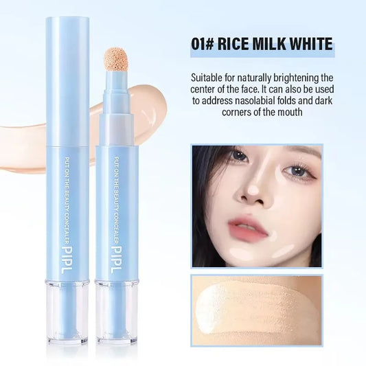 1Pc PIPL Moisturizing Concealer Face Brightening Concealer Covering Acne Scar and Dark Circles Under Highlighter Stick Concealer