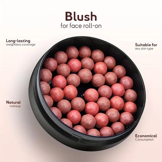 2 PCS Matte Face Blusher Natural Cheek Tint Soft Makeup Contouring Female Blush Powder Brightens Face Cosmetic