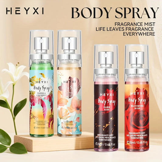 Fragrant Hair & Body Mist Floral Scent Long-Lasting Fragrance Perfect for Daily Use Dates Travel-Size Pocket Perfume Unisex