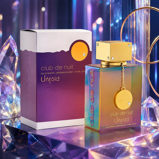Club De Nuit Untold Eau De Parfum 105ml Luxury Men & Women Fragrance Long Lasting Sweet Warm Oriental Scent with Gift Box