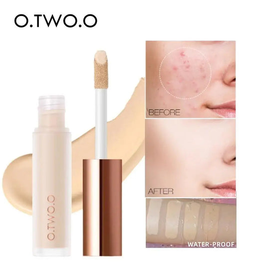 Long Lasting Waterproof Face Concealer Full Coverage Liquid Makeup For Dark Circles Eye Brightening Base Cosmetics