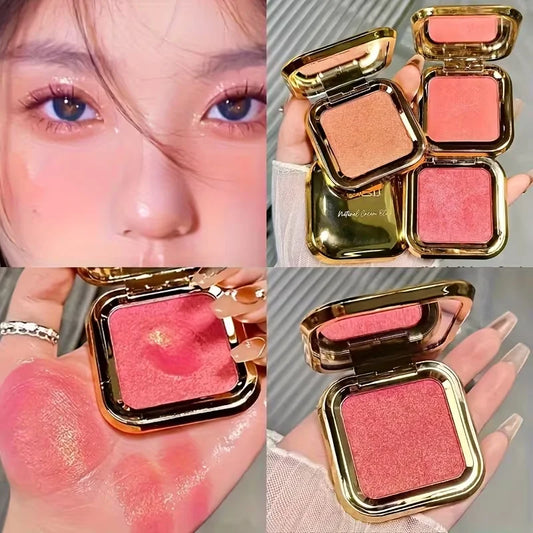 Cream Blush Palette Mashed Potato Texture Waterproof Long Lasting Natural Face Makeup Bronzer Highlight Blush Cream Cosmetics