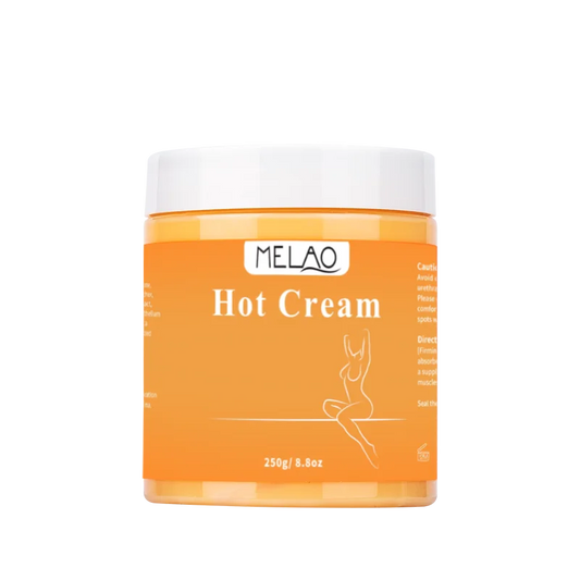 MELAO Hot Cream Massage Gel - Natural and 87% Organic Cellulite Cream - Multi Use Skin Toning Cream, Soothes Aches