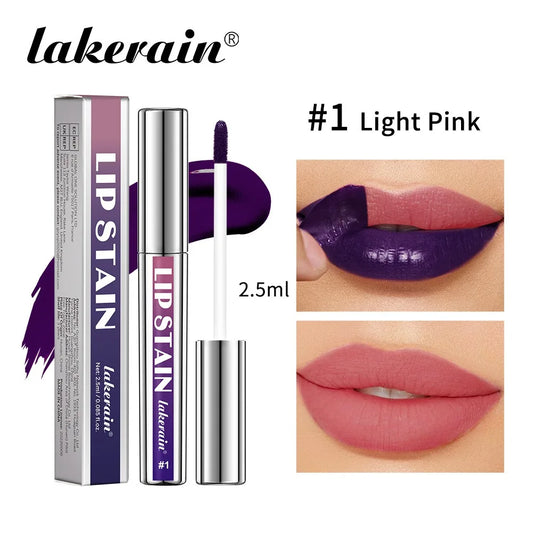 Silver Tube Peel Off Tattoo Lipgloss Waterproof Liquid Matte Lip Tint RosePink Tear-off Lip Stain Non Stick Cup Quick Dry Makeup