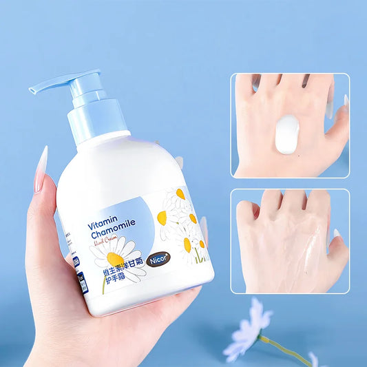 Nicor Vitamin Chamomile Hand Cream Moisturizing and Hydrating to Prevent Dryness and Cracks