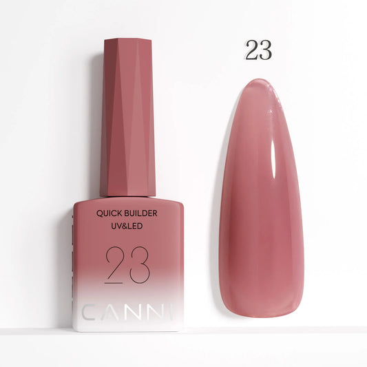 CANNI Quick Builder Nail Gel Polish HEMA/TPO FREE UV/LED Soak Off 12 Colors Hard Gel for Nail Strengthening Extension Manicure