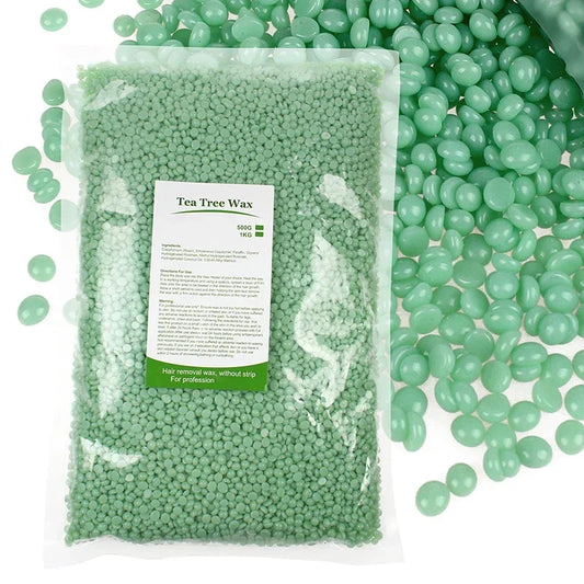 Wax Beans Hot Film Painless Waxing Beads Depilatory Hard Wax Beans Heating Wax Machine Bikini Face Body Hair Removal 500g/1000g