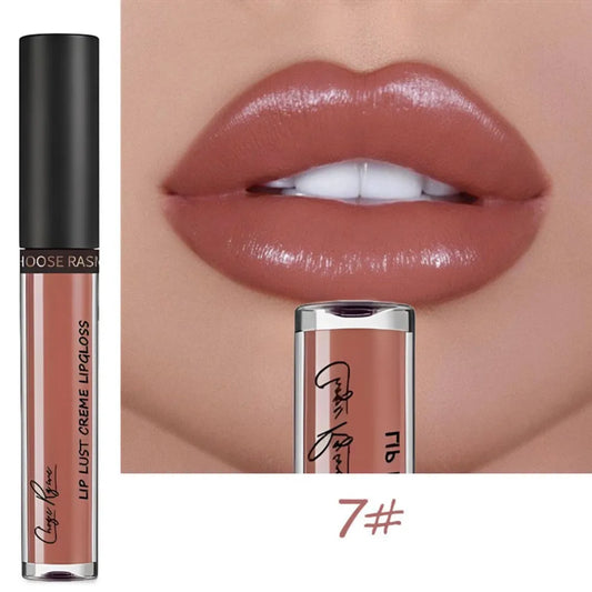 12 Colors Sexy Women Lipstick Waterproof Long Lasting Moist Lip Gloss Vivid Colorful Lipgloss Women Makeup maquiagem
