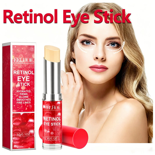 Retinol Eye Stick Anti-Wrinkle Lifting Firming Eye Cream Stick for Dark Circles & Fine Lines Moisturizing Brightening Skin Care