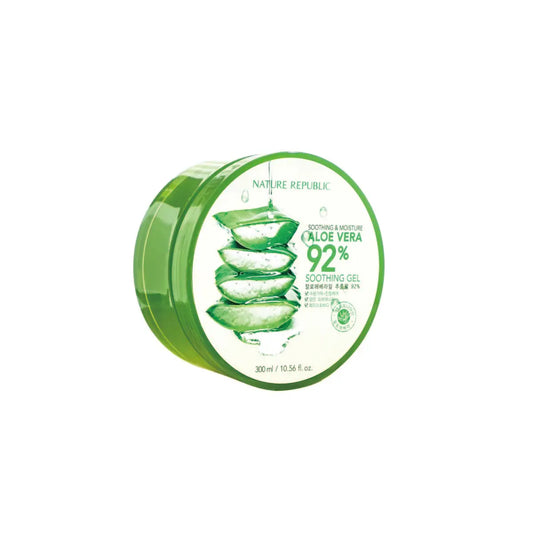Nature Republic New Soothing Moisture Aloe Vera Gel,Daily Hydration,Penetrating Moisture,Korean Skincare,K-Beauty,Korean Makeup