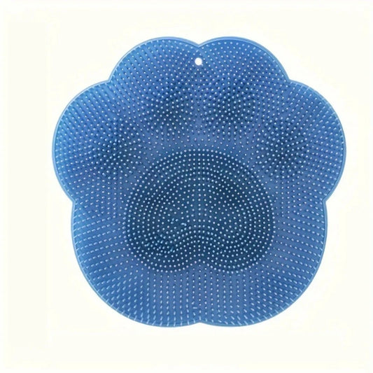 Non Slip Suction Cup Foot Scrub Mat For Bathroom Lazy Foot Washing Dead Skin Removal Back And Sole Massage Large Size Foot