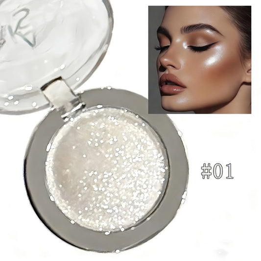 Kakashow Shimmer Cream Highlighter Delicate Glitter Long Lasting Brighten Eyes Face Valentine Gifts