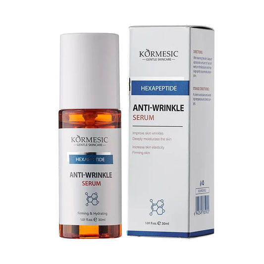 Hexapeptide Radiance-Boosting Face Serum Anti Wrinkle Whitening Pore Essence Hydrating Skin Care Hyaluronic Acid Beauty Cream