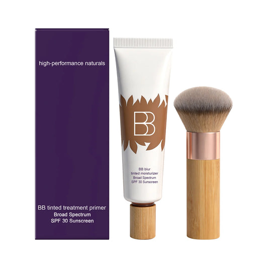 BB Cream Long Lasting Pore Tinted Moisturizer Makeup Isolation Waterproof Sweatproof Balance Oil Shine Facial Primer Foundation
