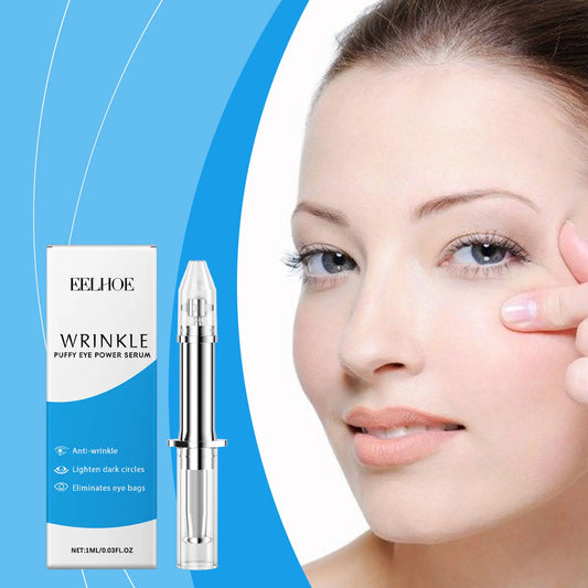 EELHOE Hyaluronic Acid Eye Essence Lightening Dark Circles Remove Eye Bags Anti Puffiness Nourishing Lifting Eye Contour Serum