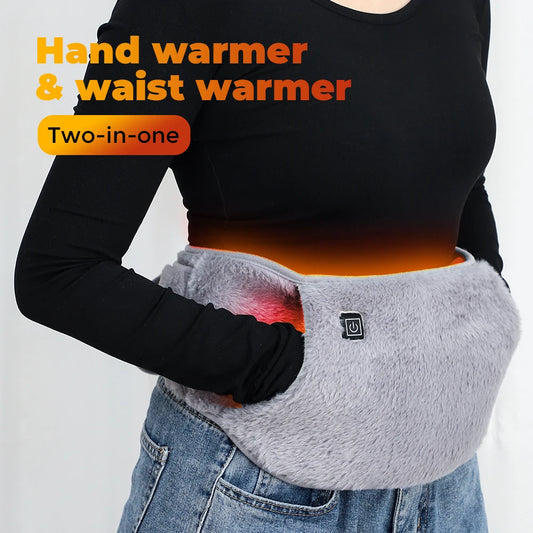 Electric Heating Period Cramp Belt 3 Levels Temperature Adjustable Menstrual Heating Pads Stomach Abdominal Warm Palace Belt