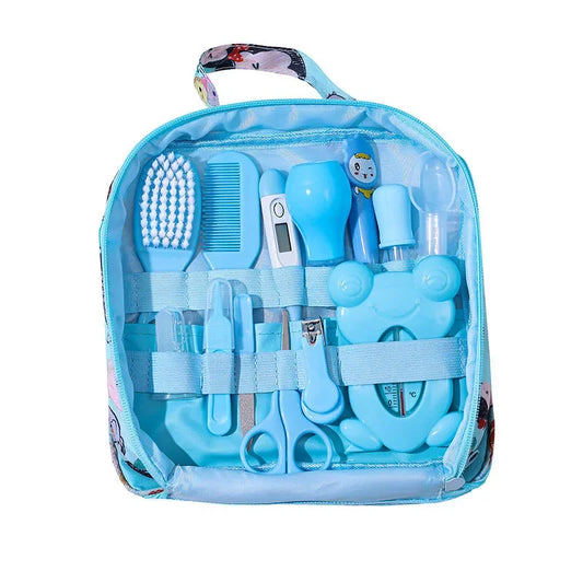 4/8/13pcs Newborn Daily Nail Care Kit Nail Clipper Tool Health Kit Thermometer Comb Care Kit