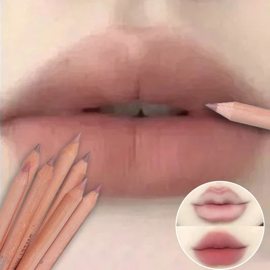 Waterproof Matte Lipliner Pencil Nude Pink Contour Tint Velvet Lipstick Long Lasting Non-stick Cup Moisturising Lip Liner Makeup