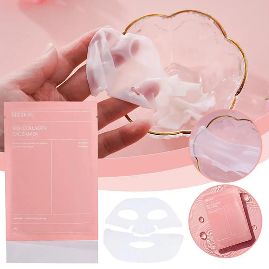 1-10pcs Bio Collagen Face Mask Deep Hydrating Overnight Mask Shrink Pores Moisturizing Refreshing Brightening Korean Skin Care