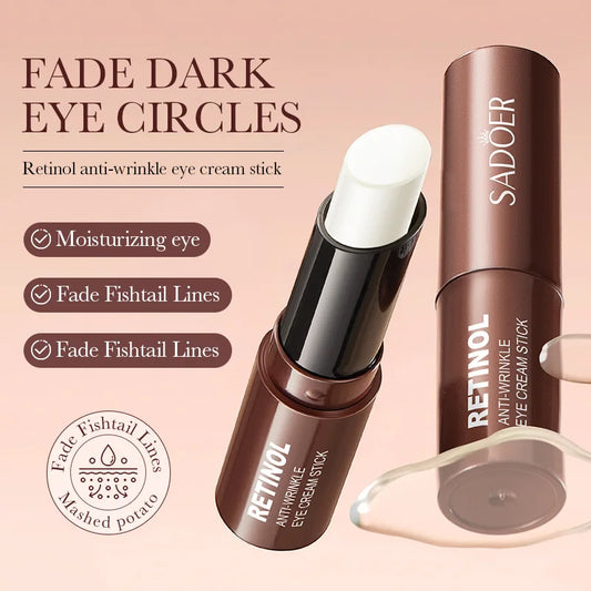 Retinol Eye Cream Stick Anti Dark Circles Under the Eyes Remove Eye Bags Moisturizing Firming Eyes Skin Care Products