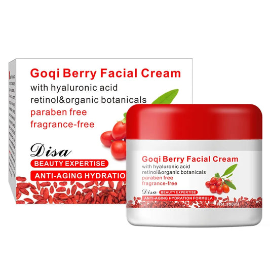 Wolfberry Face Cream Antioxidant&Skin Tone Improvement Face Cream Hyaluronic Acid Moisturizing&Anti Aging Firming Medlar Cream