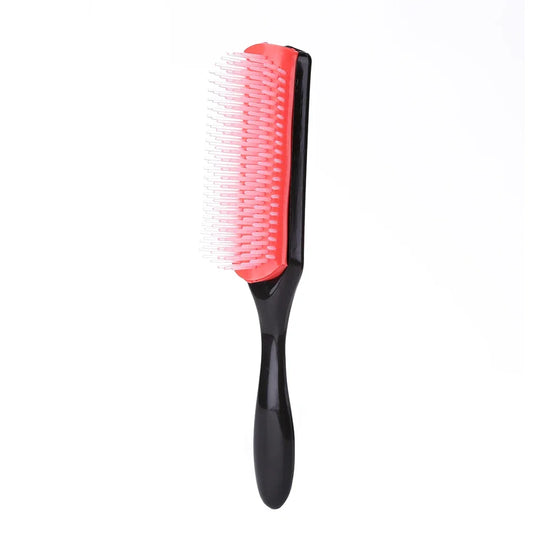 9 Rows Styling Hair Brush Straight Curly Hair Detangling Comb Scalp Massage Detachable Hairbrush Special for Real Hair Wigs