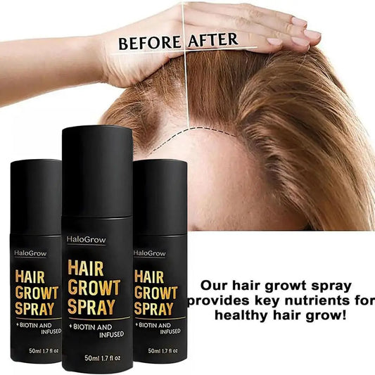 Halogrow Hair Grow Spray Fast Serum Spray Anti Hair Products Scalp Hair Beauty Baldness Prevent Care Loss D8I0