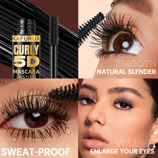 9 Colors 5D Silk Mascara with Big Eye Waterproof Lengthened Sweat-proof Long Lasting Purple Green Black Mascara Korean Makeup