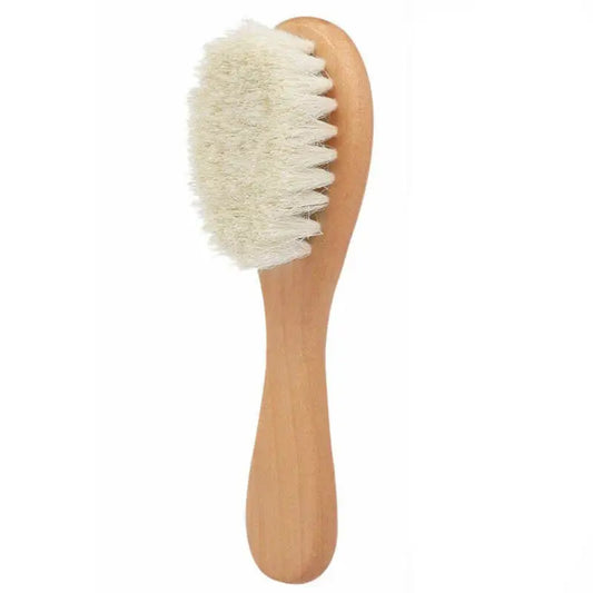 1Pc Newborn Baby Wool Brush Baby Wooden Comb Newborn Hair Brush Infant Head Massager Portable Baby Comb Hair Bath Brush Comb