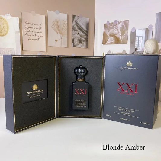 50ml Unisex Eau De Parfum Long Lasting Oriental Floral Chypre Scent with Warm Woody Amber Tobacco Notes Elegant Luxurious Scent