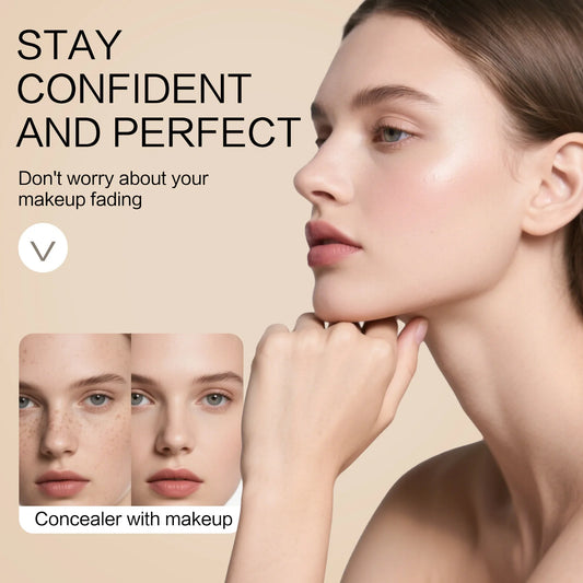 Hydrating Natural Foundation SPF15 30ml - Lightweight Formula Covers Blemishes & Redness, Ideal for Neutral to Light Skin.