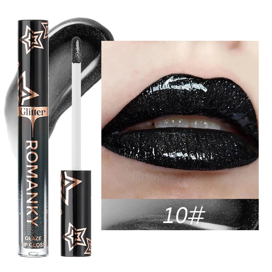 1Pc Lip Gloss Pearlescent particles shimmer Suitable for party, stage, Valentine's Day gift, daily wear