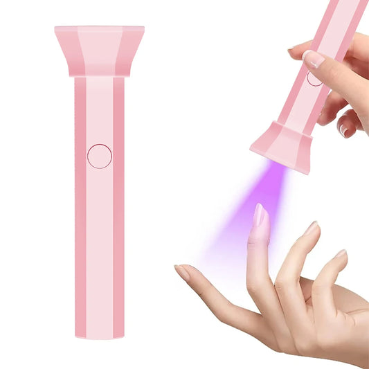 YIKOOLIN Mini UV Light for Gel Nails Small Nail Cure Light for Gel Polish Manicure USB Nail Dryer for Fast Curing Nail Lamp