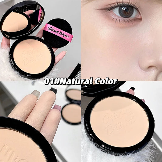 Gege Bear Soft Oil Control Large Capacity Setting Powder Matte Matte Long-lasting Makeup Brightening Setting Powder